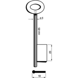 CLÉ CADORINE MÂLE 9584_30