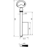 CLE A GORGE FOREE 6.5X120 FONTE GFF638
