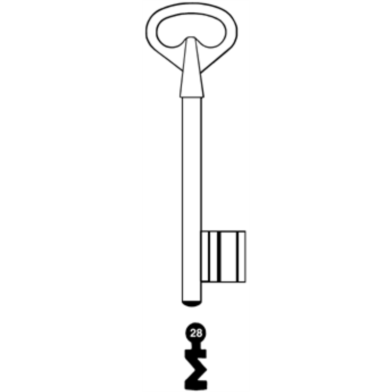 CLE A CHIFFRE              L95 LP715-28