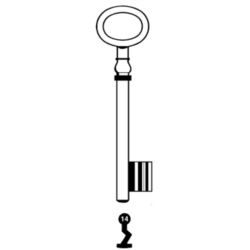 CLE A CHIFFRE             L100 LU715-14