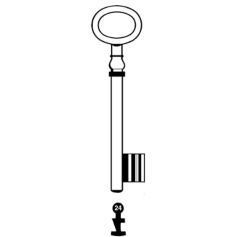 CLE A CHIFFRE             L100 LU715-24