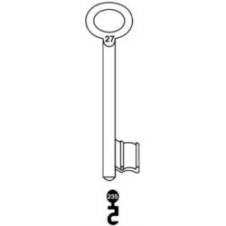 CLE A CHIFFRE TYPE GTV    L100 ALL610-235