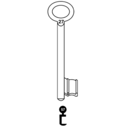 CLE A CHIFFRE TYPE GTV    L100 ALL610-57