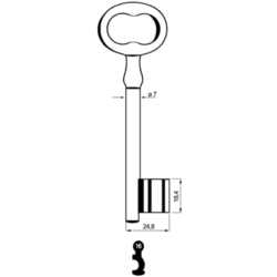CLE A CHIFFRE             L118 MR204-16