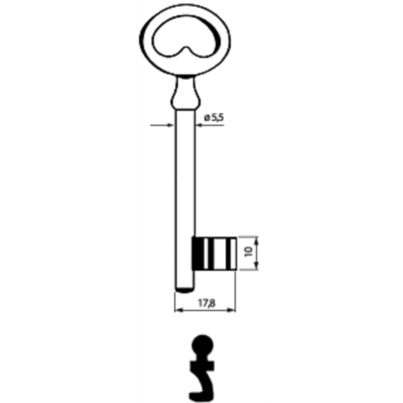 CLE A CHIFFRE              L80 MRM715N-6