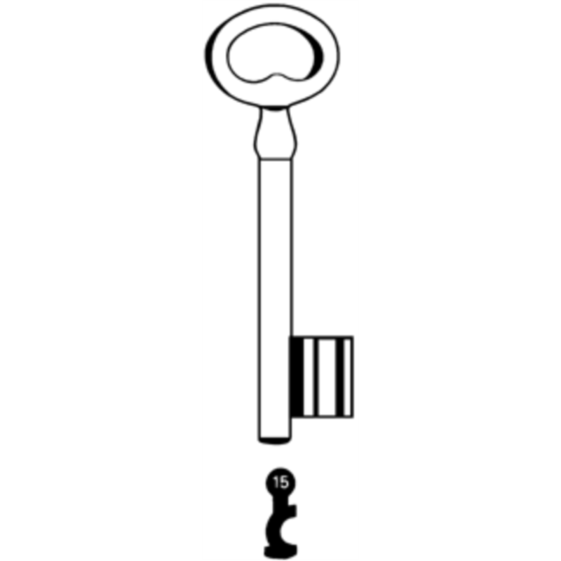 CLE A CHIFFRE              L90 MRM725-15