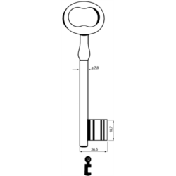 CLE A CHIFFRE             L139 MR205-13
