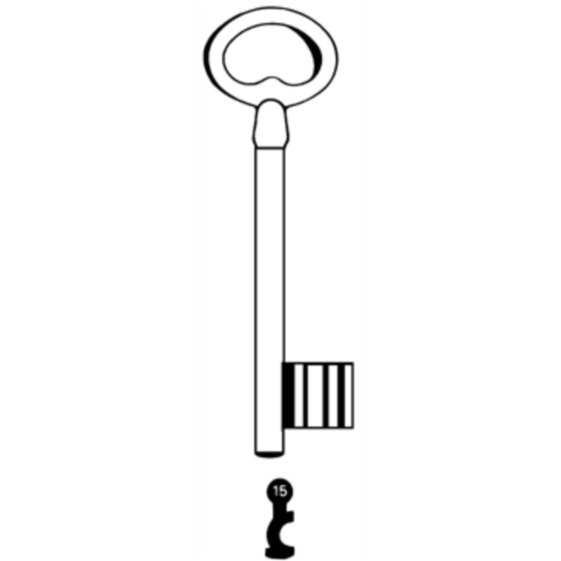 CLE A CHIFFRE             L105 MRM735-15