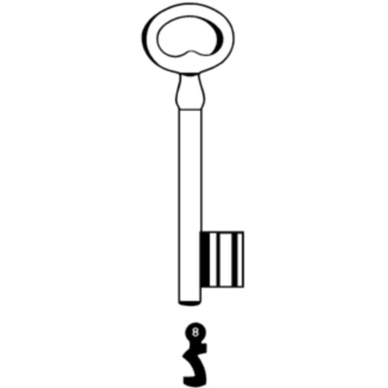 CLE A CHIFFRE              L90 MRM725-8