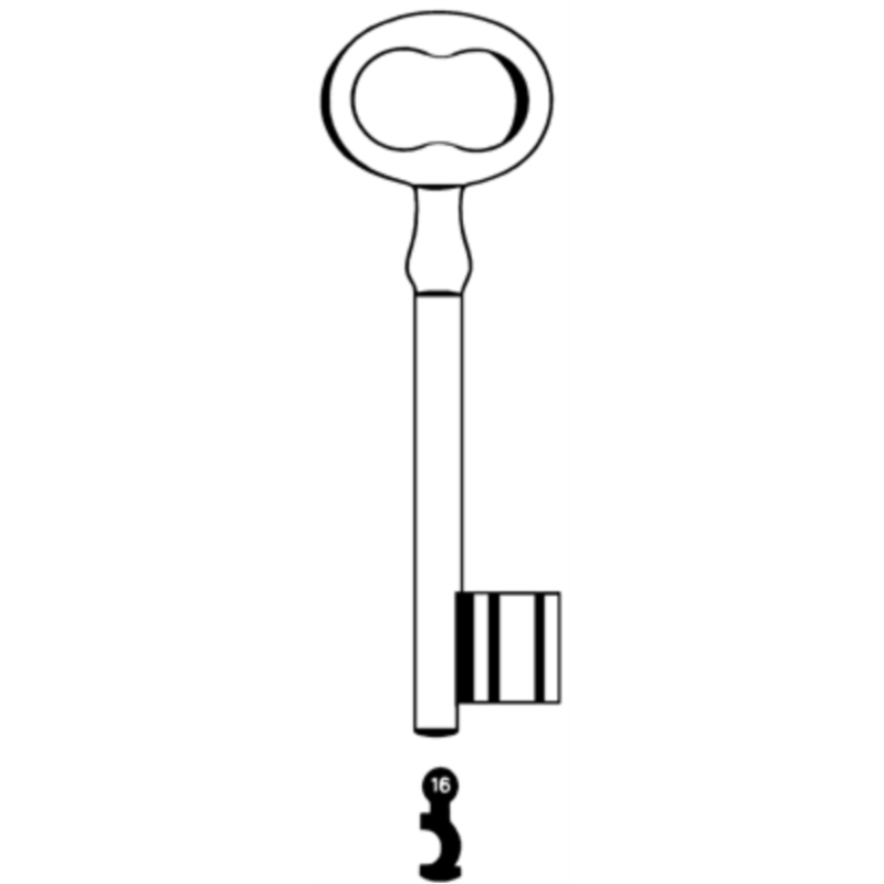 CLE A CHIFFRE             L118 MRM745-16