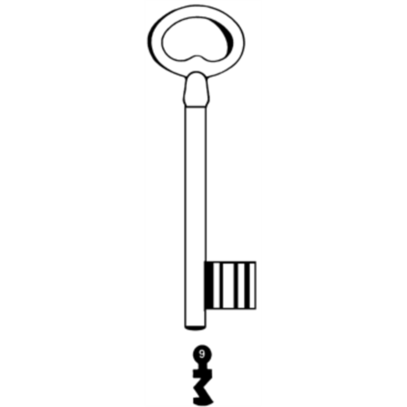 CLE A CHIFFRE             L105 MRM735-9