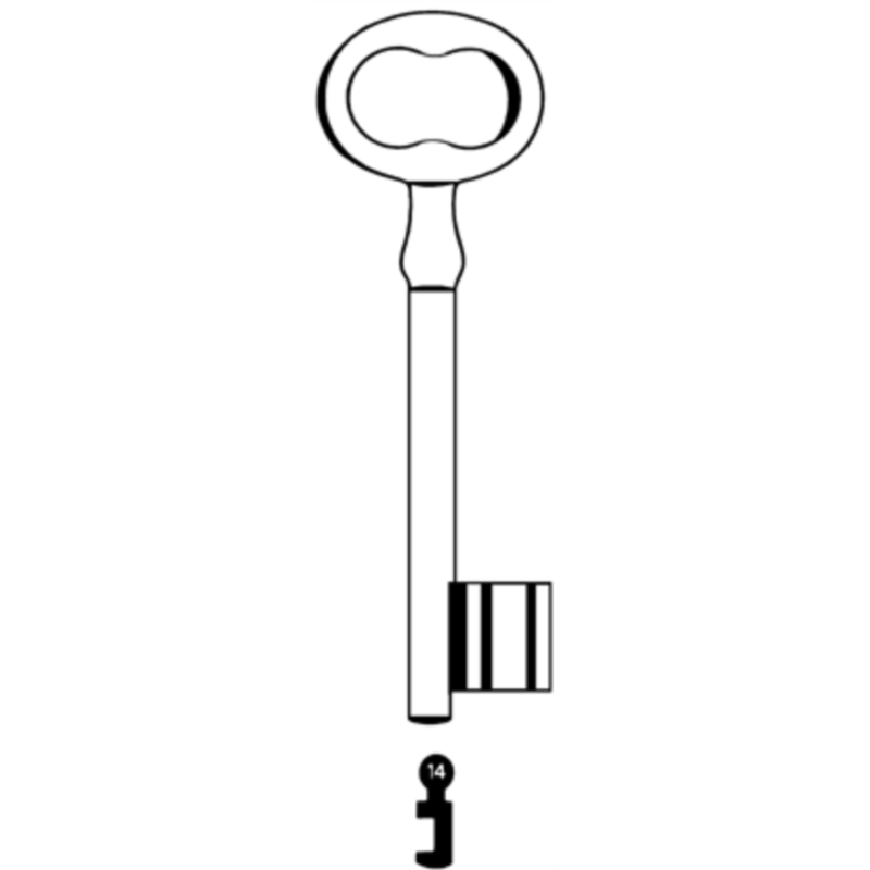 CLE A CHIFFRE             L118 MRM745-14