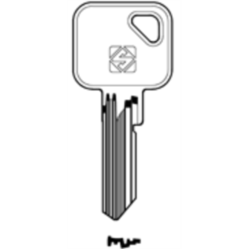 CLÉ MAILLECHORT ZE45_40