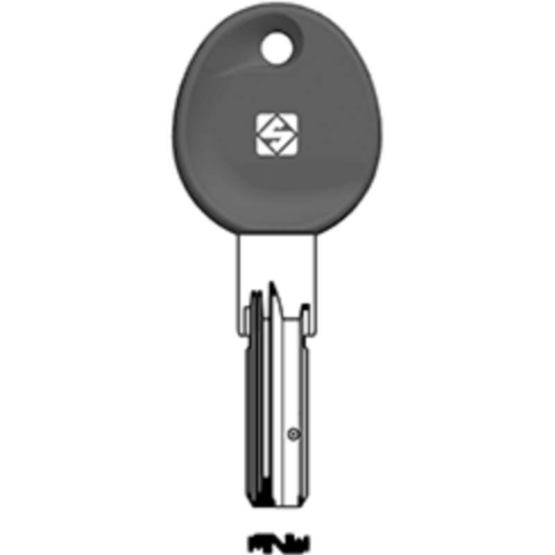 CLÉ MAILLECHORT - BLEU IE38RP_43