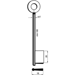 CLÉ CADORINE MÂLE 5909_30