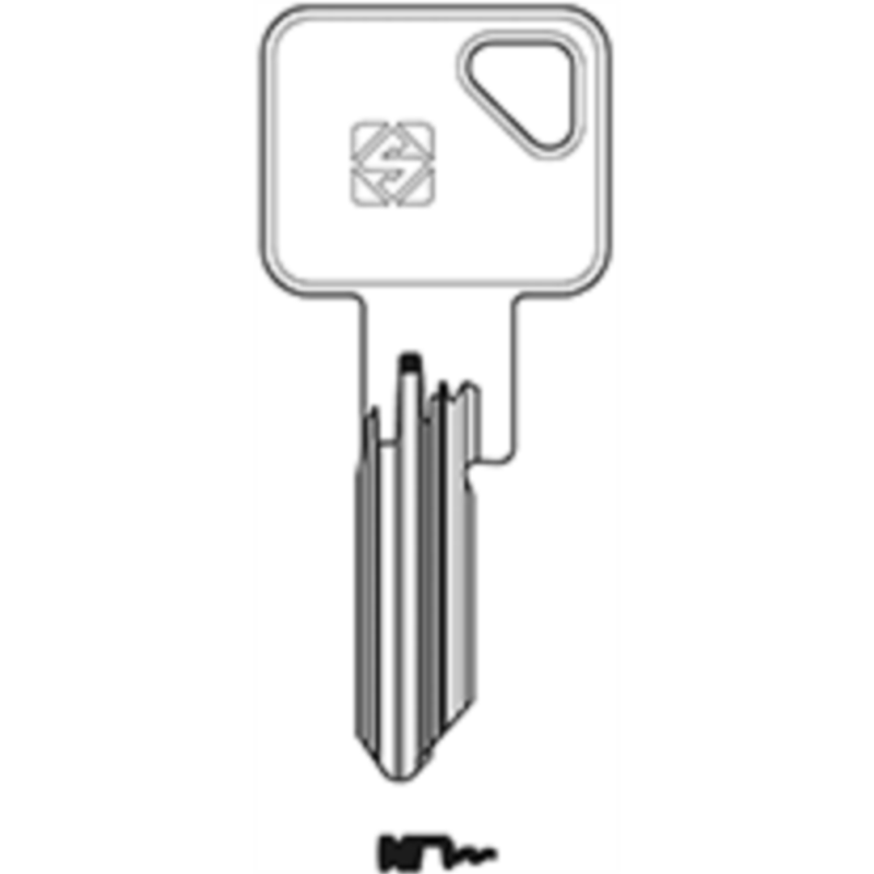 CLÉ MAILLECHORT VAC160_C0