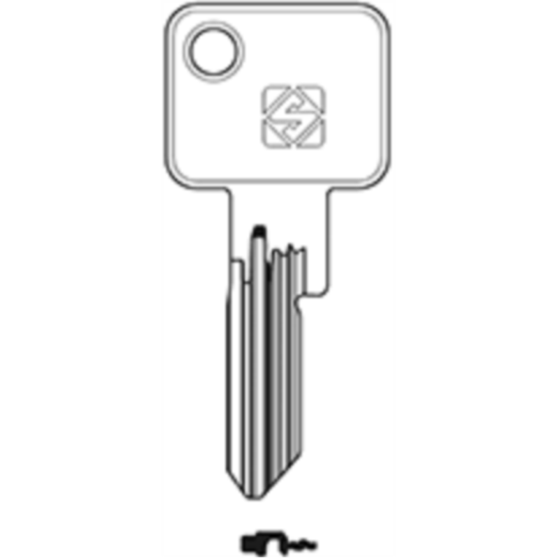 CLÉ MAILLECHORT VAC161_C0