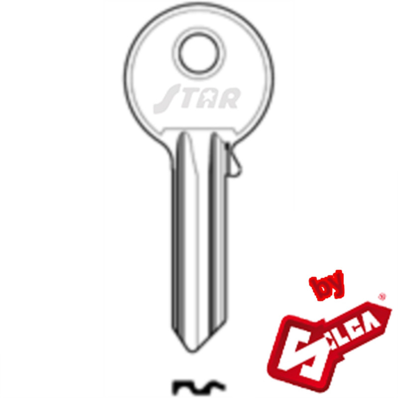 CLÉ ACIER STAR FH13ST_10 *100