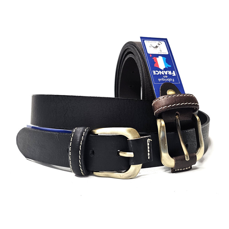 CEINTURE COLLET MADE IN FRANCE 35mm