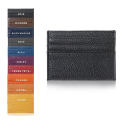 PORTE CARTE cuir de vachette 7301
