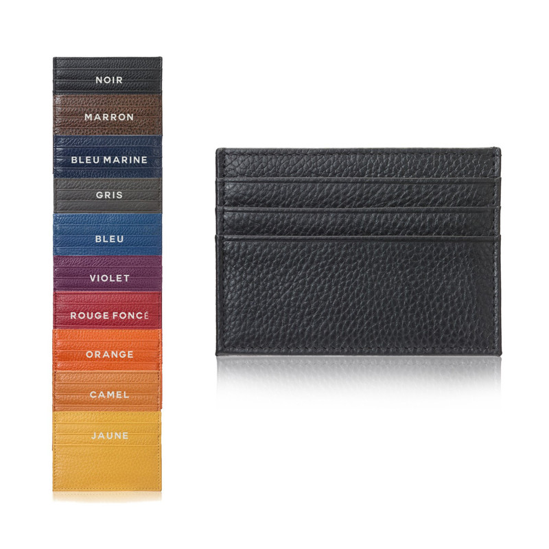 PORTE CARTE cuir de vachette 7301