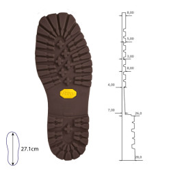 SEMELLE VIBRAM 1136 ROCCIA BLOCK