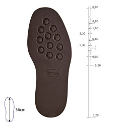 SEMELLE VIBRAM 2055 T14 ETON-GOLF