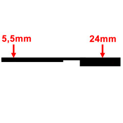 SEMELLE SCOTT CAOUT VERITABLE Sem 5.5mm  Talon 24mm