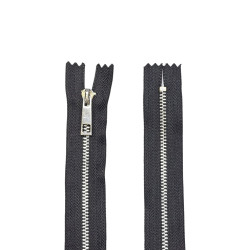 FERMETURE METAL 4 ARGENT 45 cm