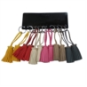 PORTE CLE POMPOM FACON CUIR * 12