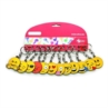 PORTE-CLES EMOTICONES KIT 12 PCS