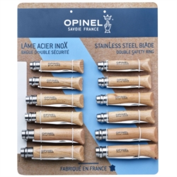 OPINEL TABLEAU 12 N06 N07 N08 HETRE INOX COUTEAU