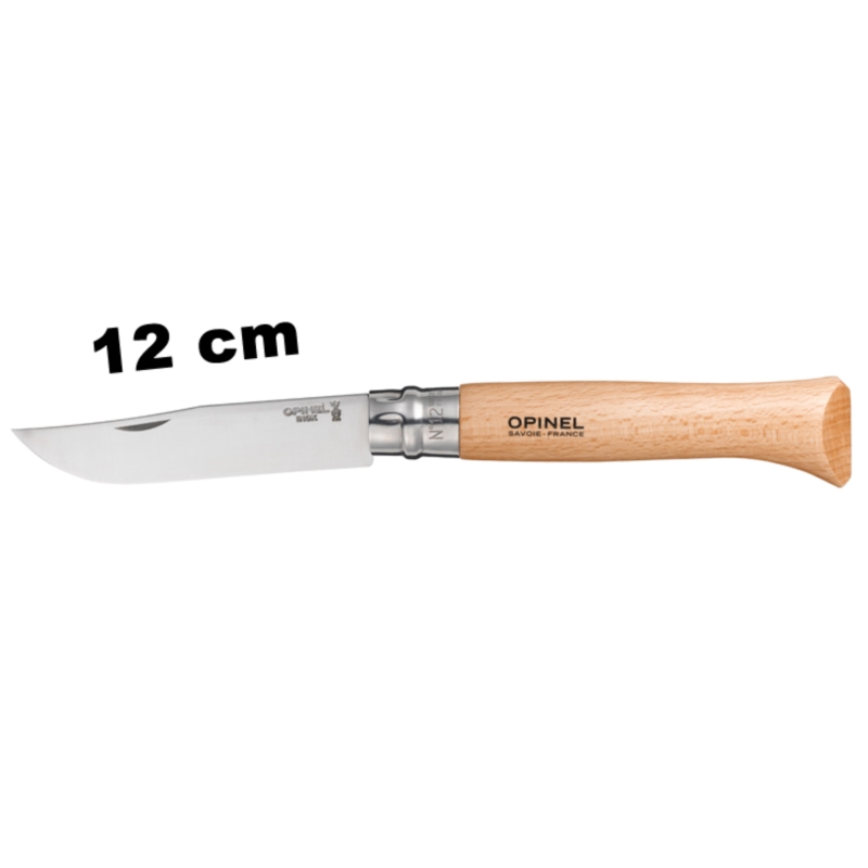 OPINEL N12 HETRE INOX COUTEAU lame 12cm