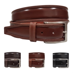 CEINTURE CUIR BOMBE DOUBLE PICURE 9135/40MM