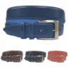CEINTURE VEAU+DOUBLURE ET FIL BLEUS 518/35MM