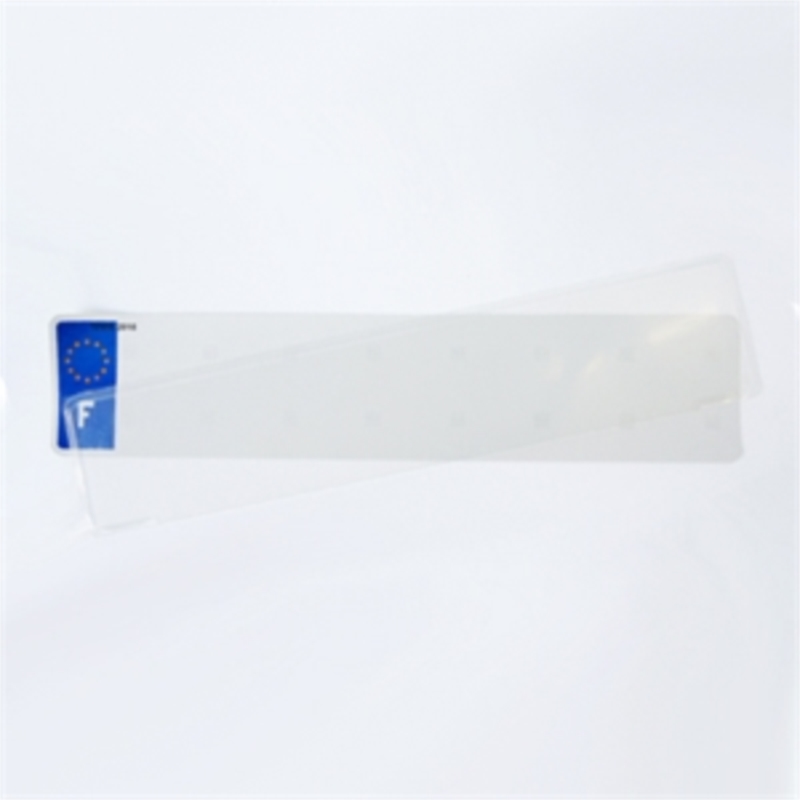 PLAQUE AUTO PLEXI+FILM F
