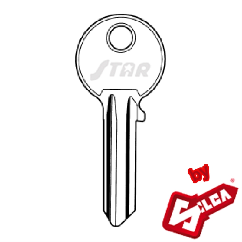 CLÉ ACIER STAR CS206ST_10 *100