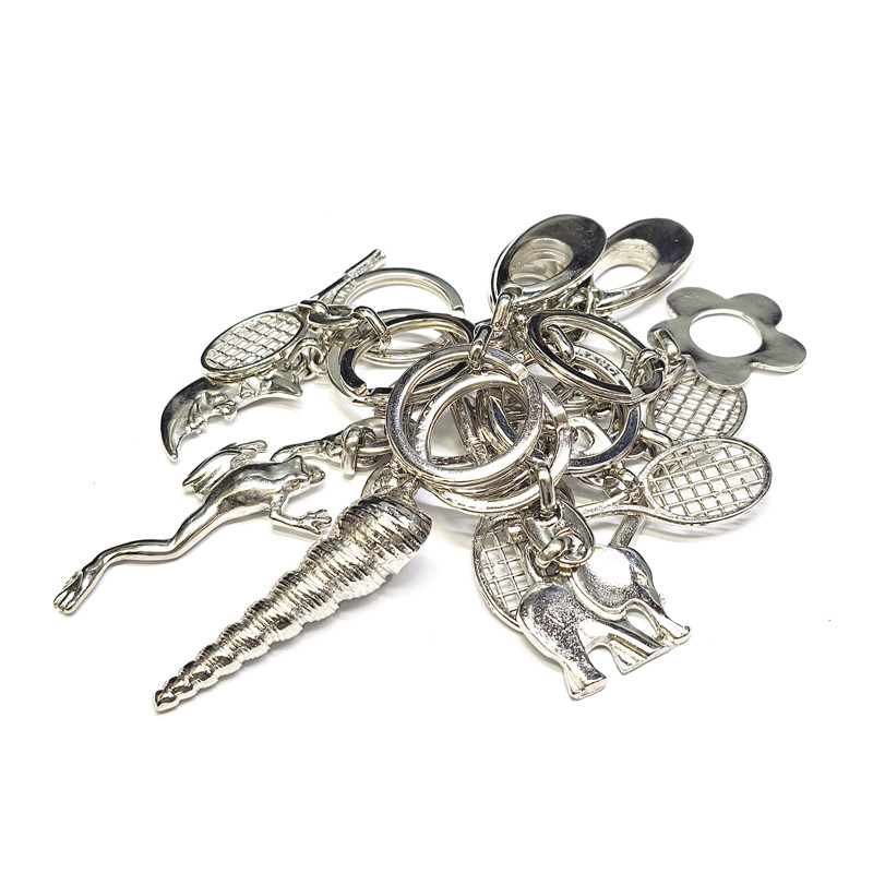 PORTE CLE SILVER 12 Assortis - Made in france