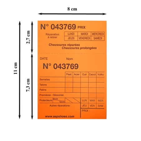 TICKET CORDONNIER PM pqt 1000