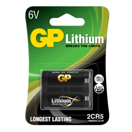 PILES LITHIUM 2CR5*1blister 3700