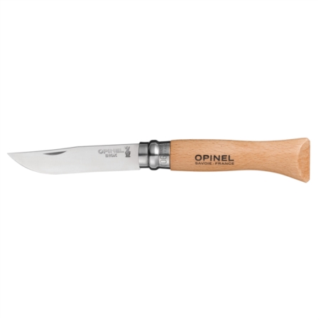 OPINEL N06 HETRE INOX COUTEAU lame 7cm