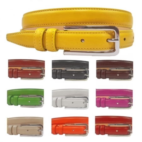 CEINTURE CUIR PIQURE TON SUR TON 1134/20MM