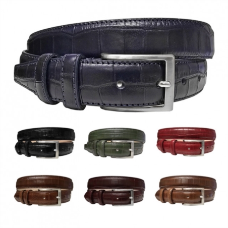 CEINTURE FACON CROCO HOMME 2030/30MM