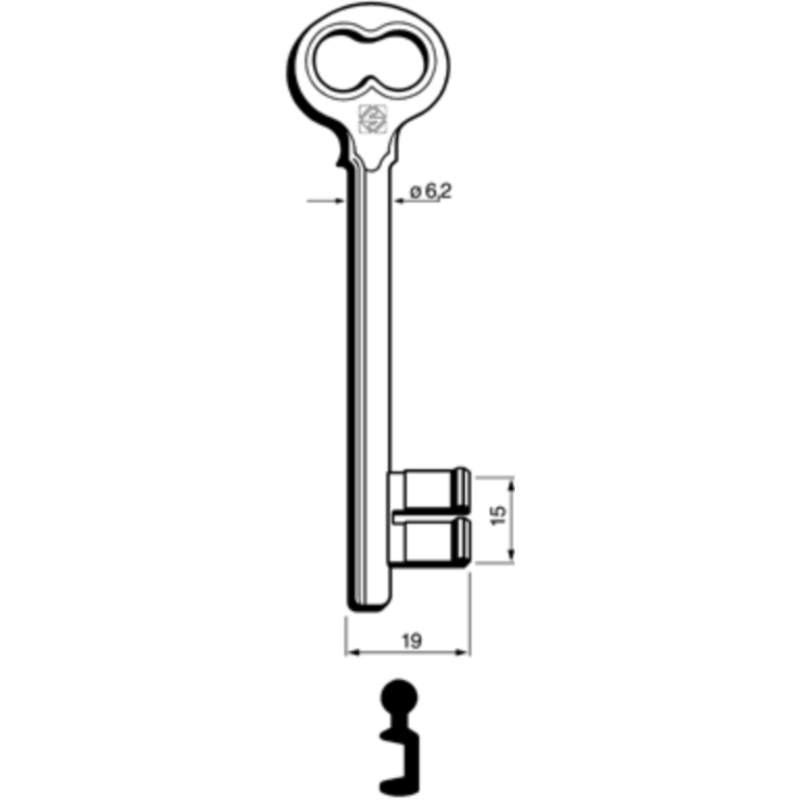 CLÉ À GORGES LAITON POLI ND760L-3_20B