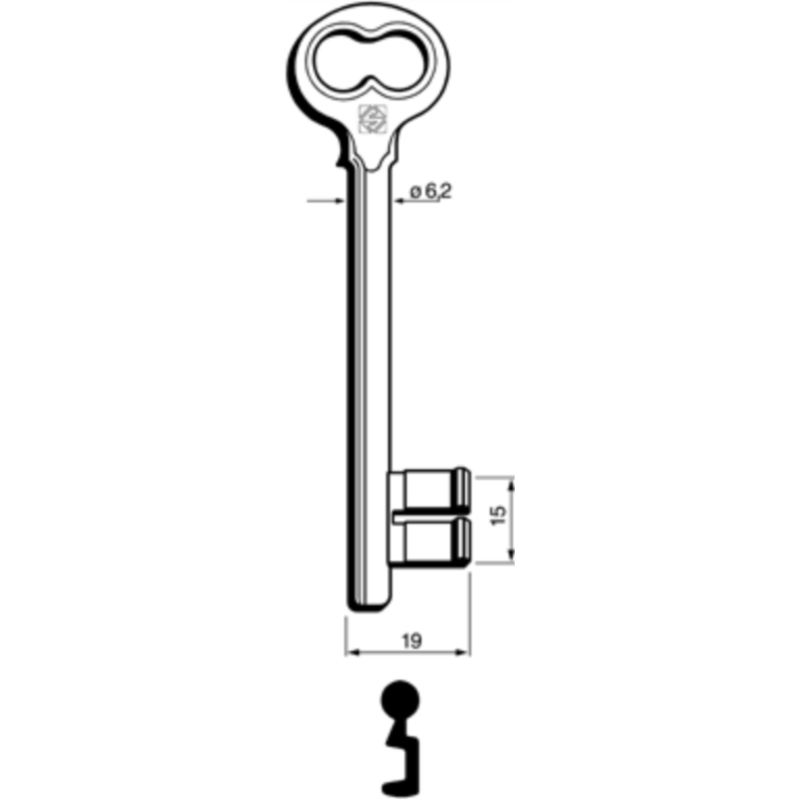 CLÉ À GORGES LAITON POLI ND760L-75_20B