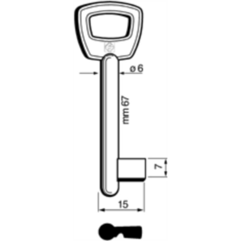 CLÉ À GORGES LAITON POLI BD700-4_20B