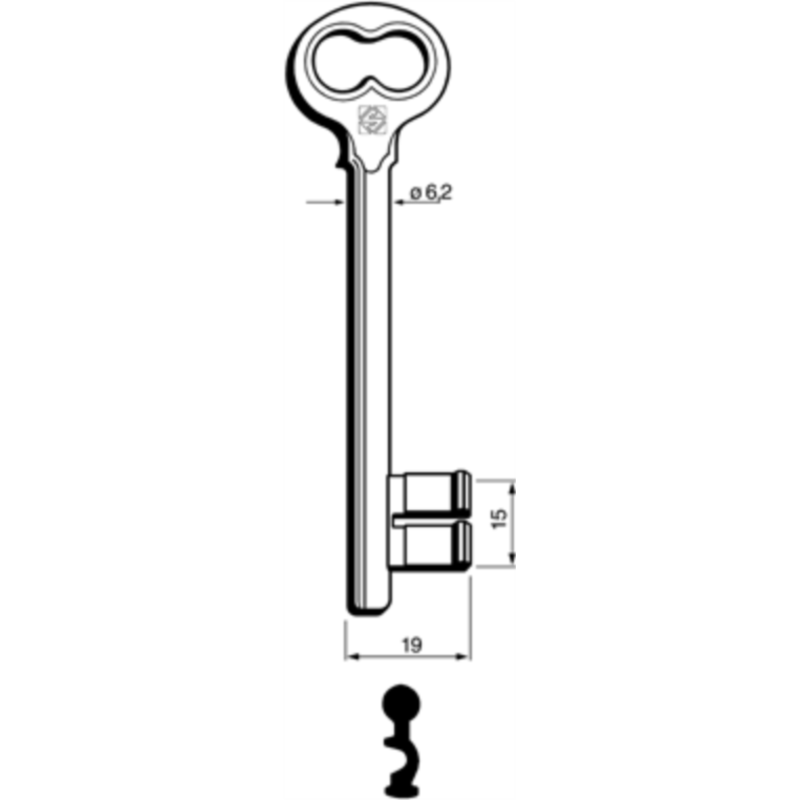 CLÉ À GORGES LAITON POLI ND760L-79_20B