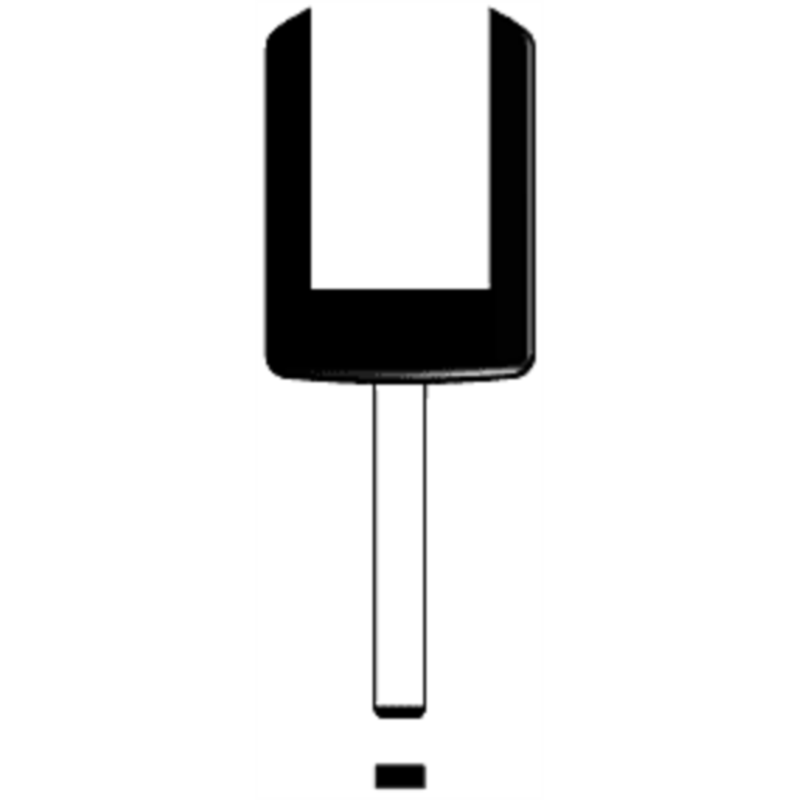 CLÉ TRANSPONDEUR MAILLECHORT HU100BT12_40