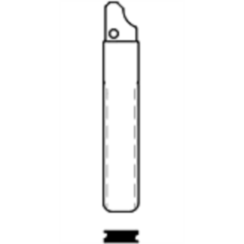 CLÉ MAILLECHORT HU107T_40Y