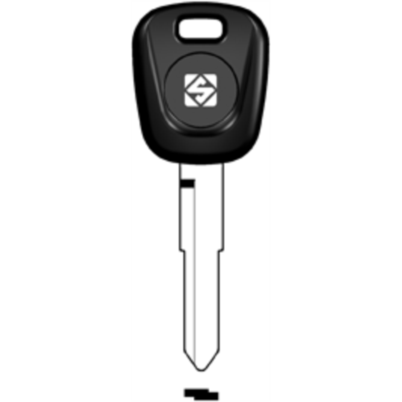 CLE TRANSP SANS PUCE AVEC BOUCHON HU133RTE_201 HU133RTE_201